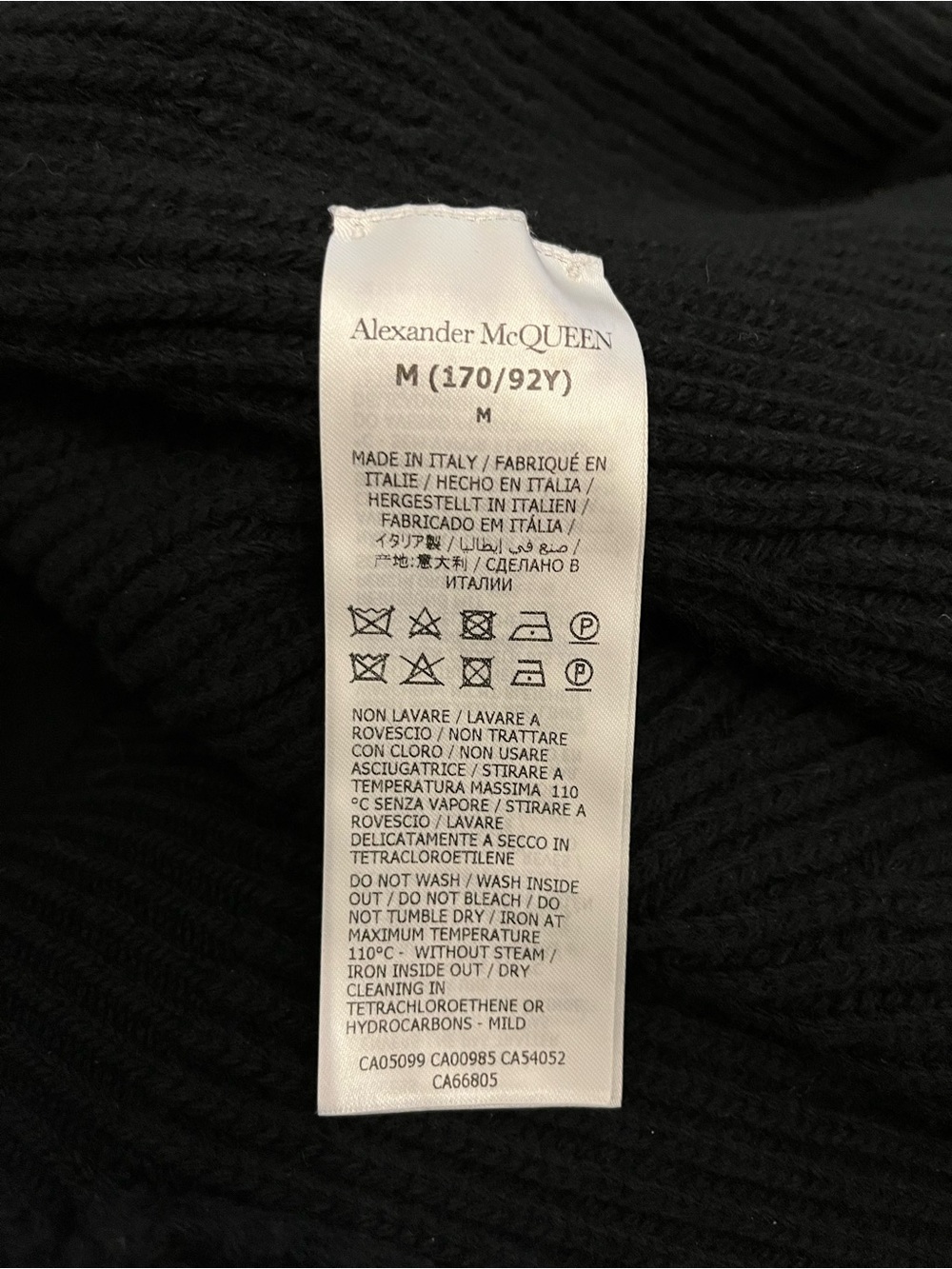 Alexander McQueen Peplum-Hem Wool Cardigan, size M - Picture 6 of 8